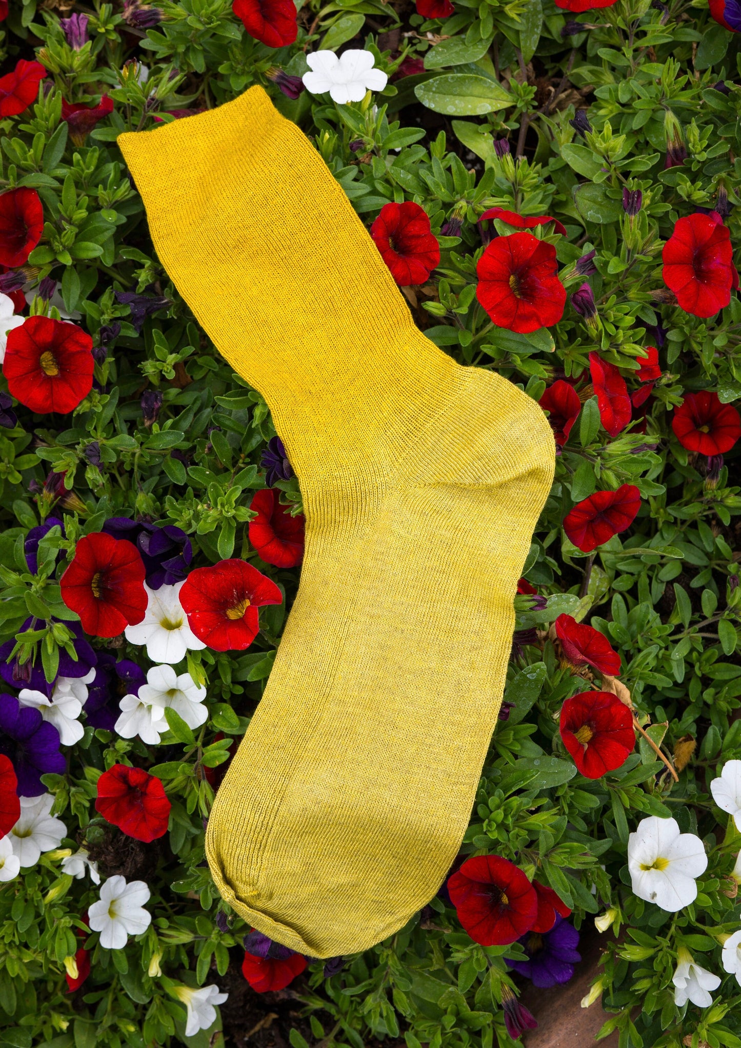 Turmeric Linen Socks